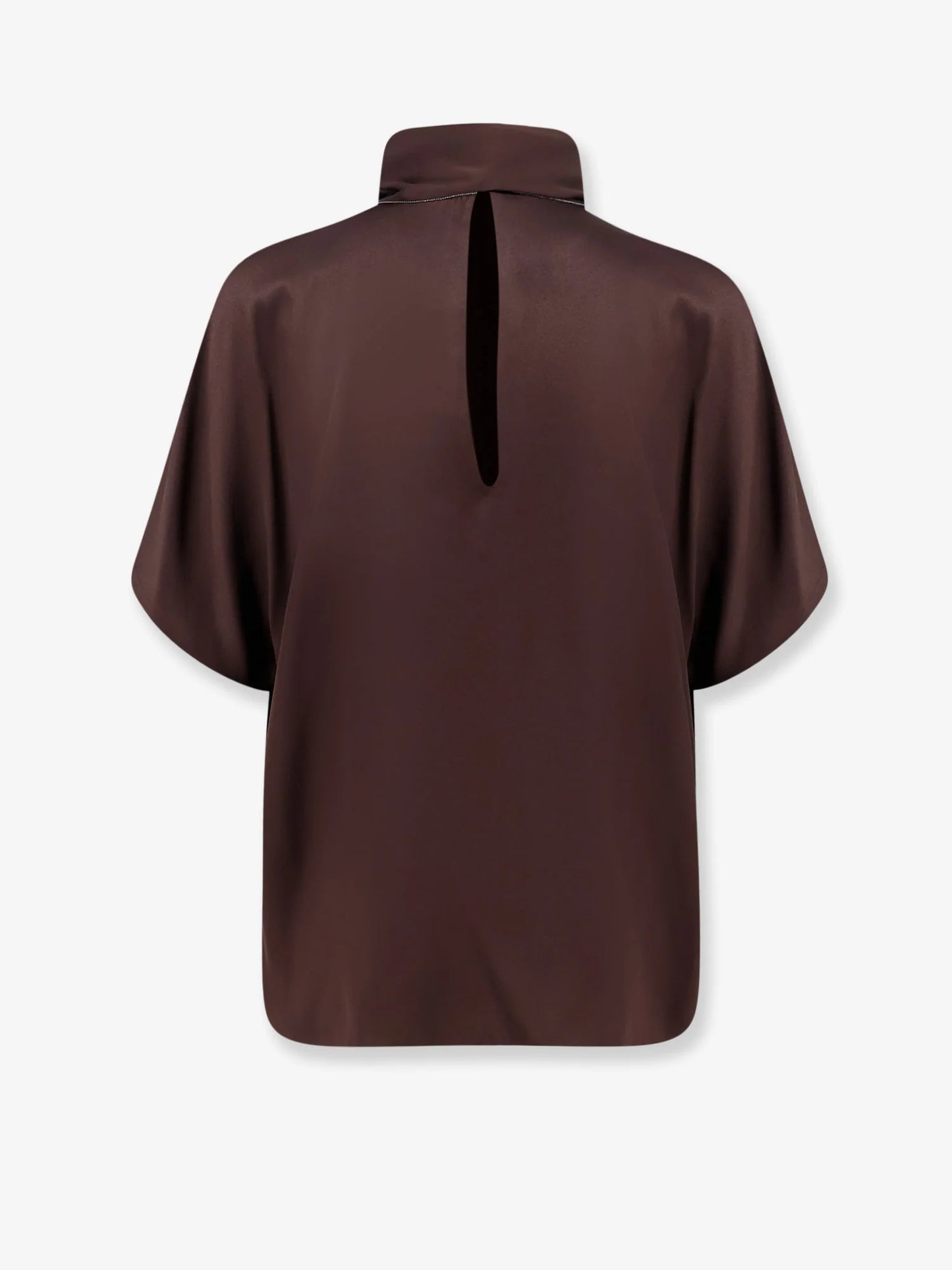 BRUNELLO CUCINELLI - Silk top