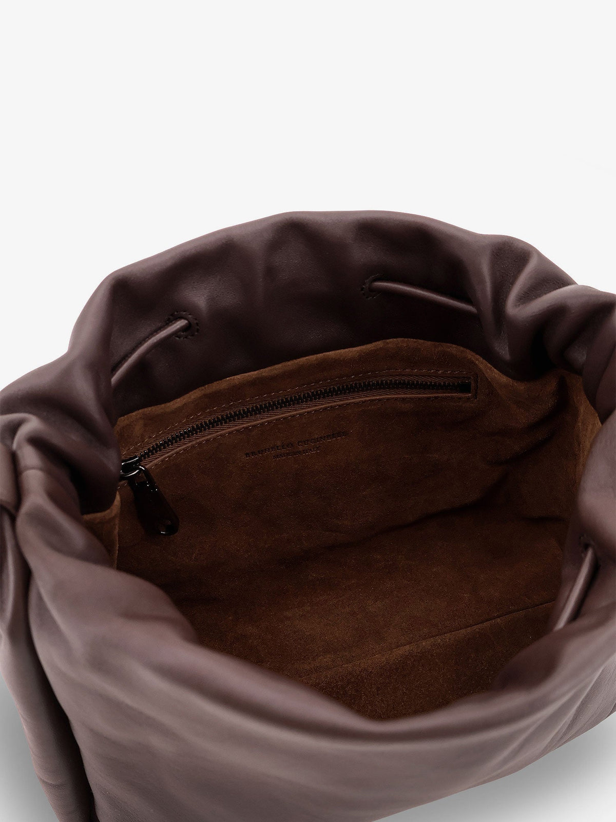 Brunello Cucinelli Leather handbag with Monile detail - Testamoro