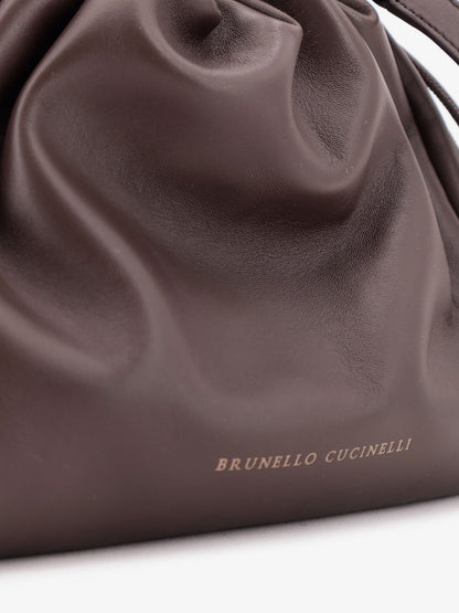 Brunello Cucinelli Leather handbag with Monile detail - Testamoro