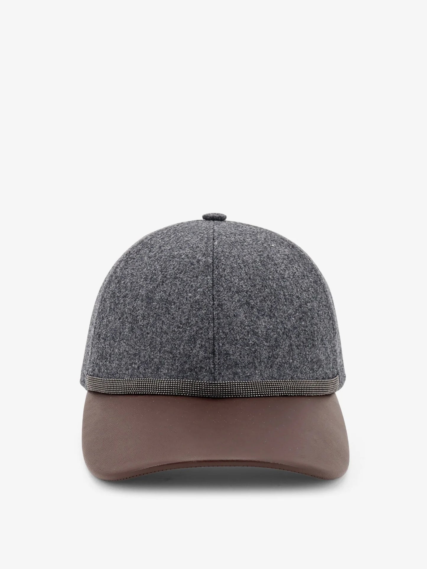 BRUNELLO CUCINELLI - Wool hat with Monili detail