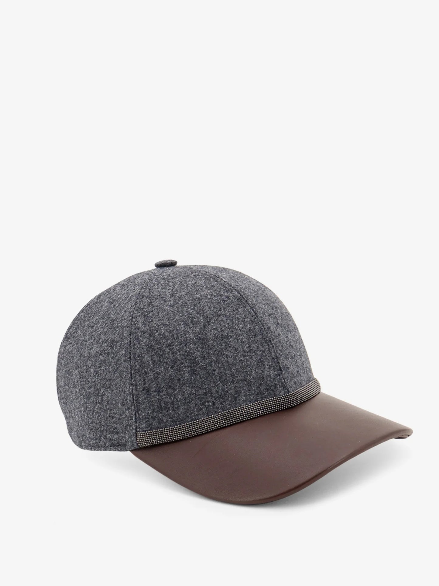 BRUNELLO CUCINELLI - Wool hat with Monili detail