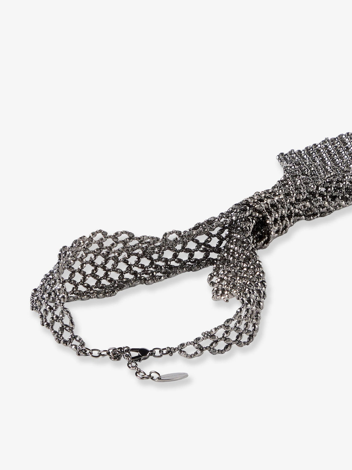 Brunello Cucinelli 925 Sterling Silver Necklace - Fume'