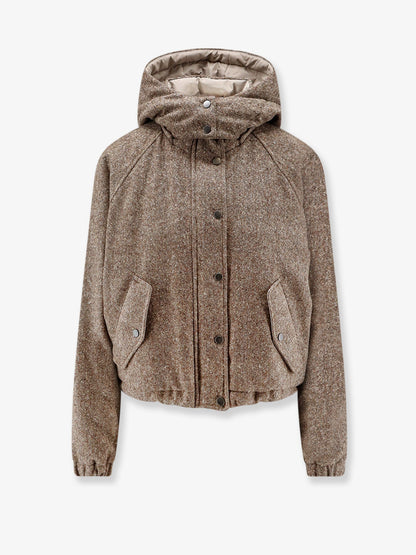 BRUNELLO CUCINELLI - Mélange virgin wool blend jacket
