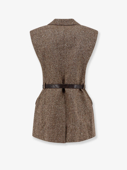 BRUNELLO CUCINELLI - Virgin wool blend vest