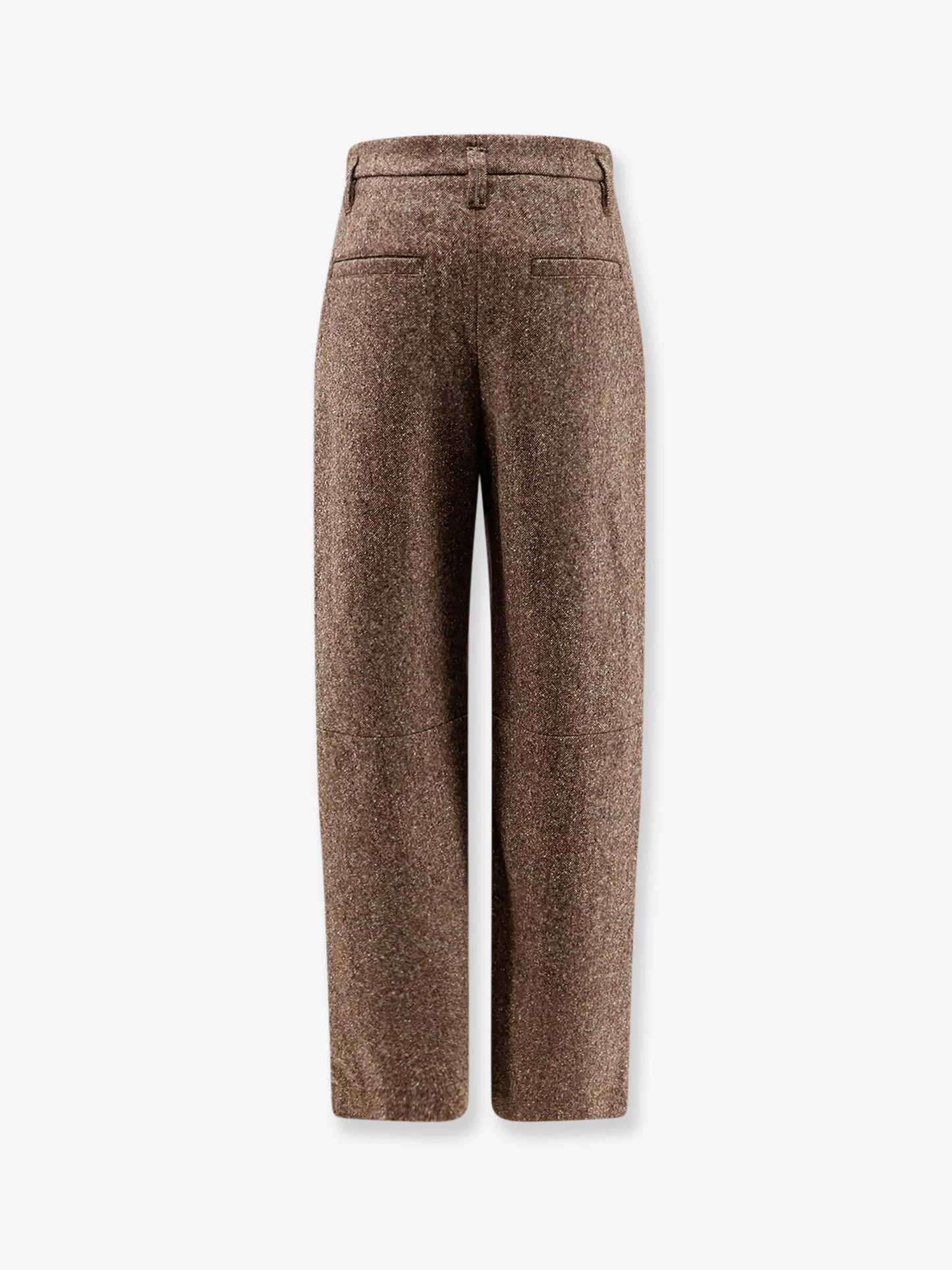 BRUNELLO CUCINELLI - Mélange wool blend trousers