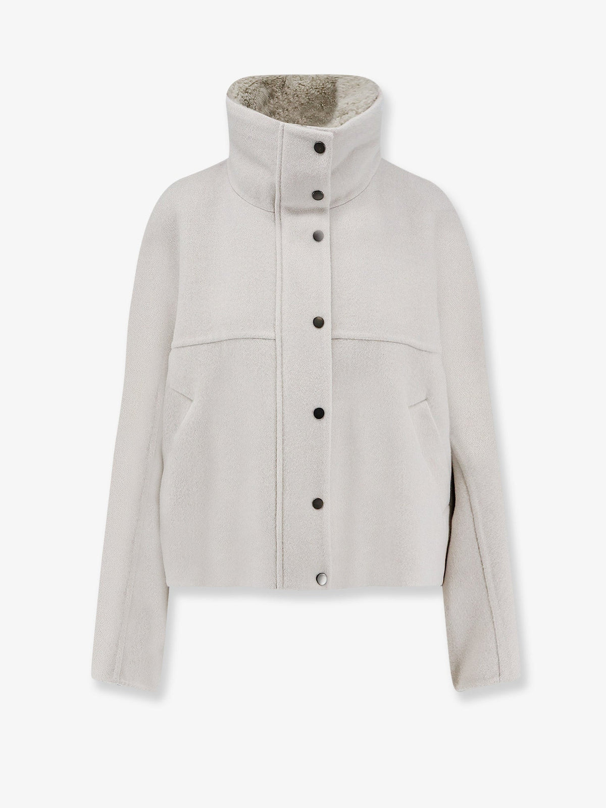Brunello Cucinelli Wool and cashmere blend jacket - Light Grey