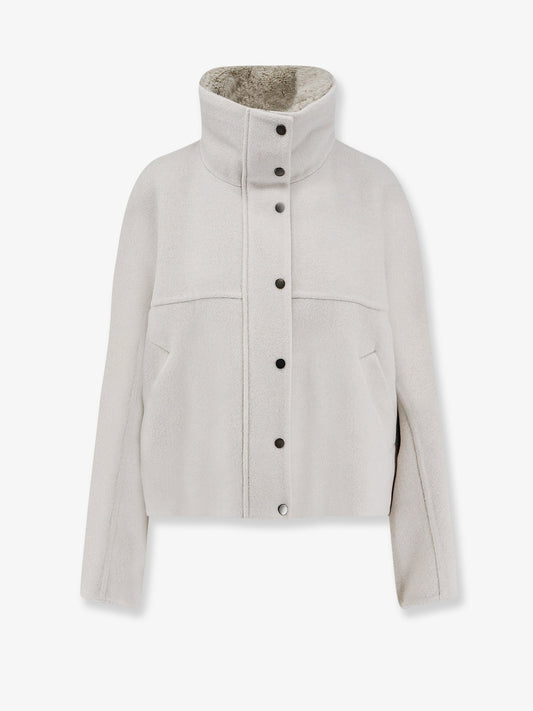 Brunello Cucinelli Wool and cashmere blend jacket - Light Grey