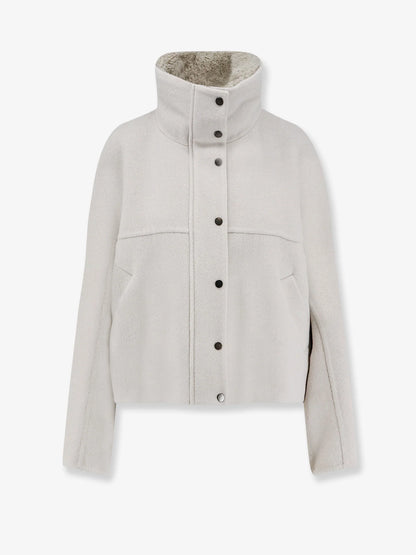 BRUNELLO CUCINELLI - Wool and cashmere blend jacket