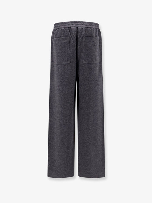 Brunello Cucinelli Cashmere interlock track pants - Lignitegrigioscuro