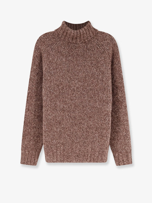 Brunello Cucinelli Cashmere and silk blend turtleneck - Castagna