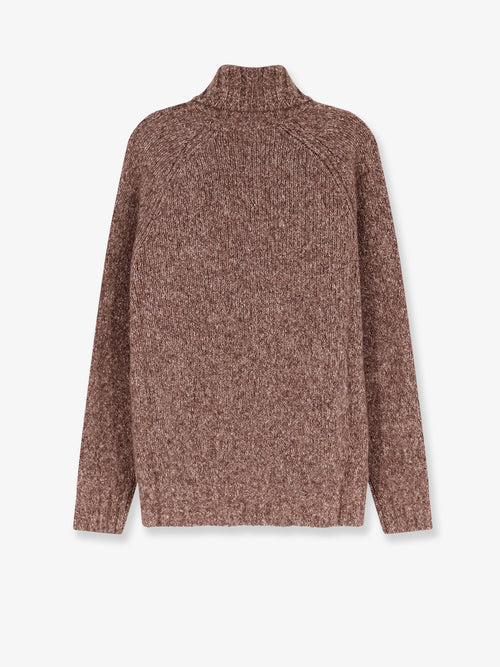 Brunello Cucinelli Cashmere and silk blend turtleneck - Castagna
