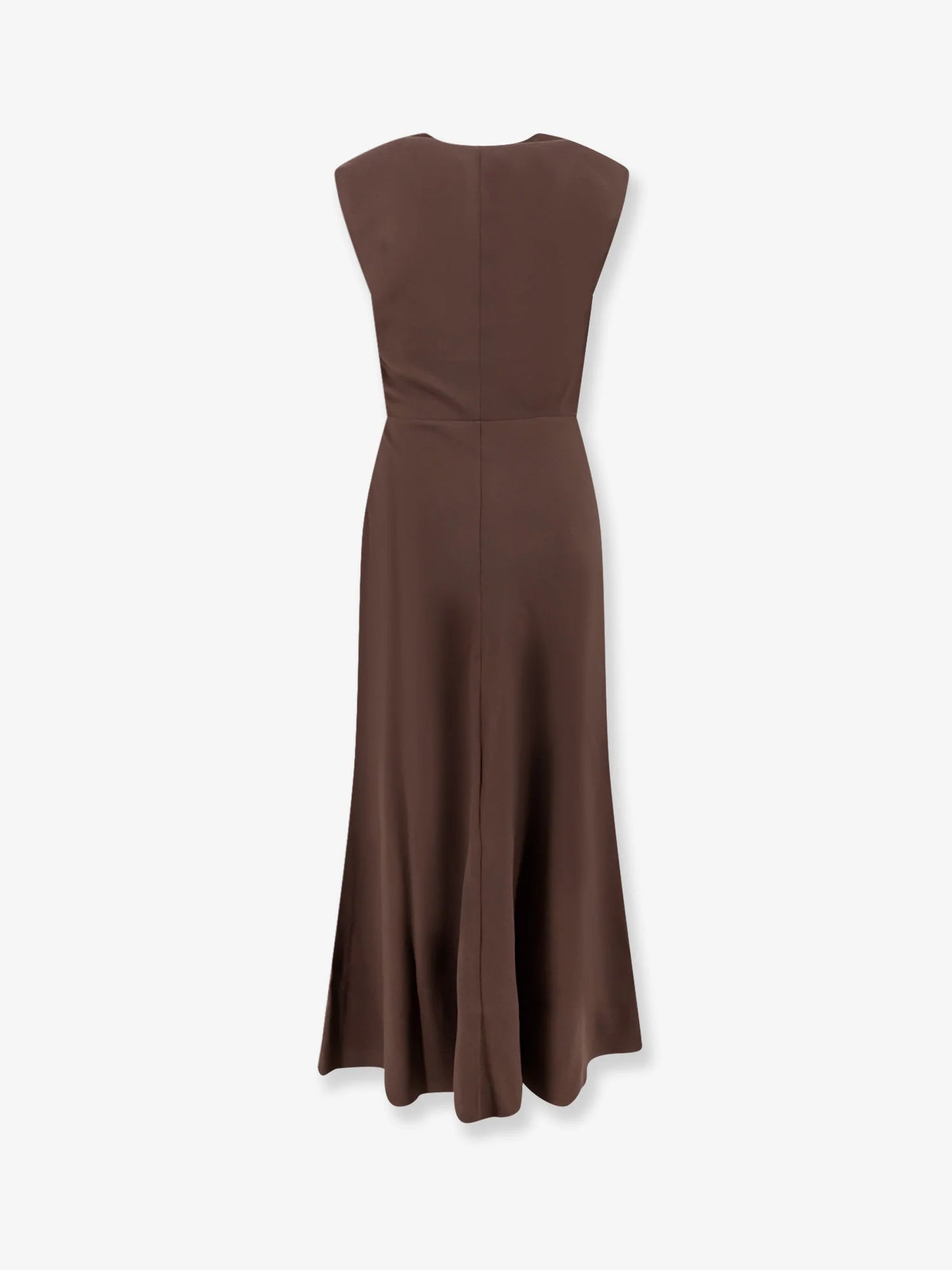 BRUNELLO CUCINELLI - Flared Twill Fluid virgin wool dress