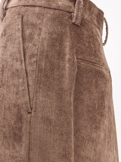 BRUNELLO CUCINELLI - Velvet skirt with Monili detail