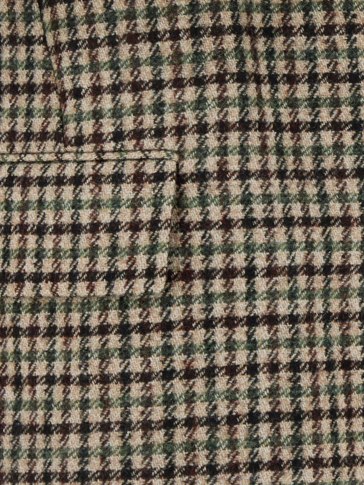 Brunello Cucinelli Madras blazer with belt - Beigeverdemoro