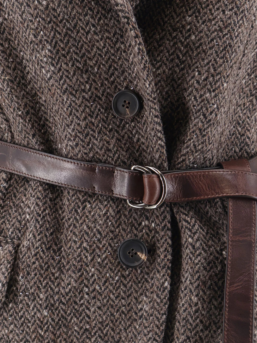 BRUNELLO CUCINELLI - Sleeveless blazer with belt