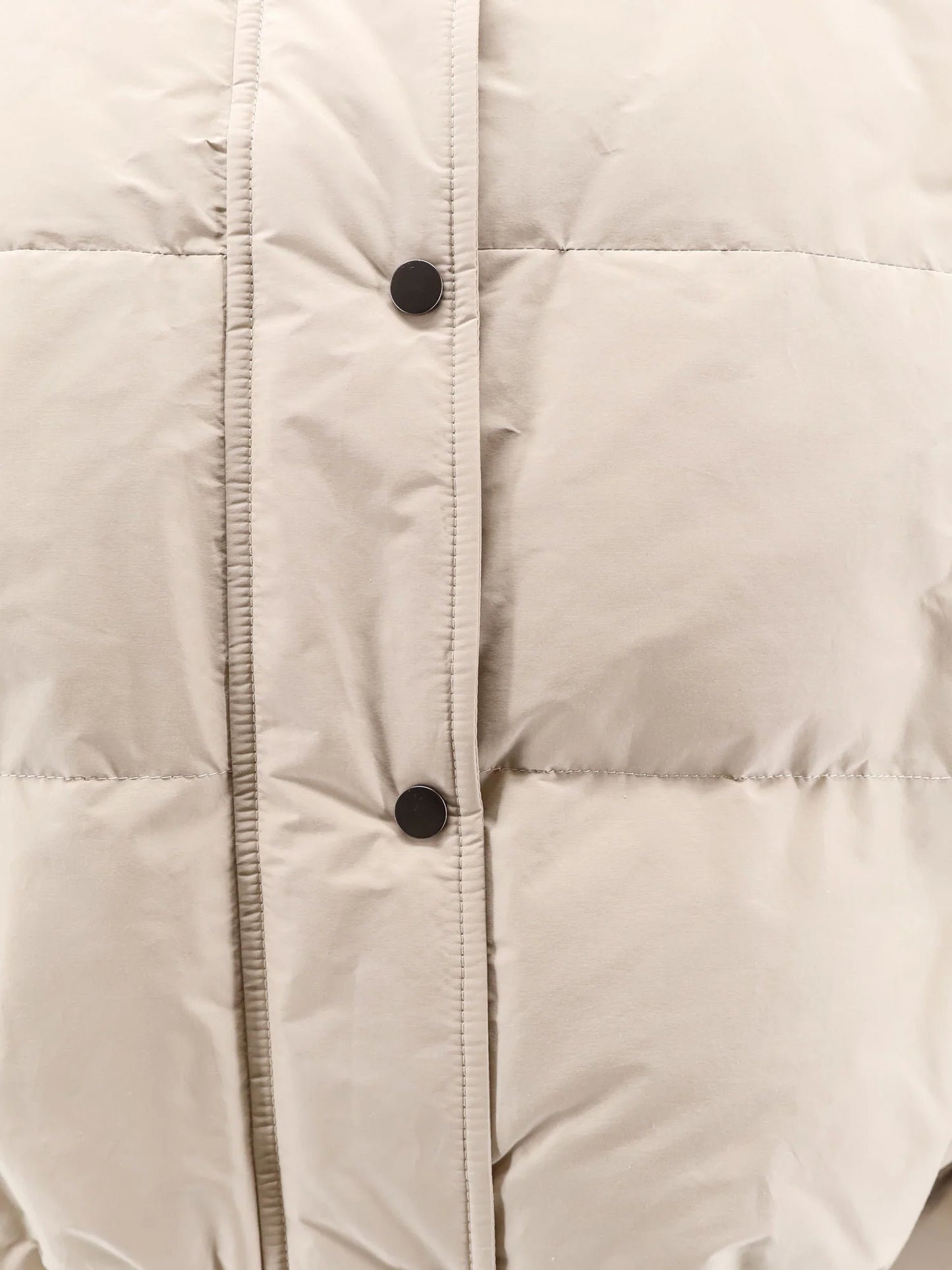 BRUNELLO CUCINELLI - Down jacket with shearling collar
