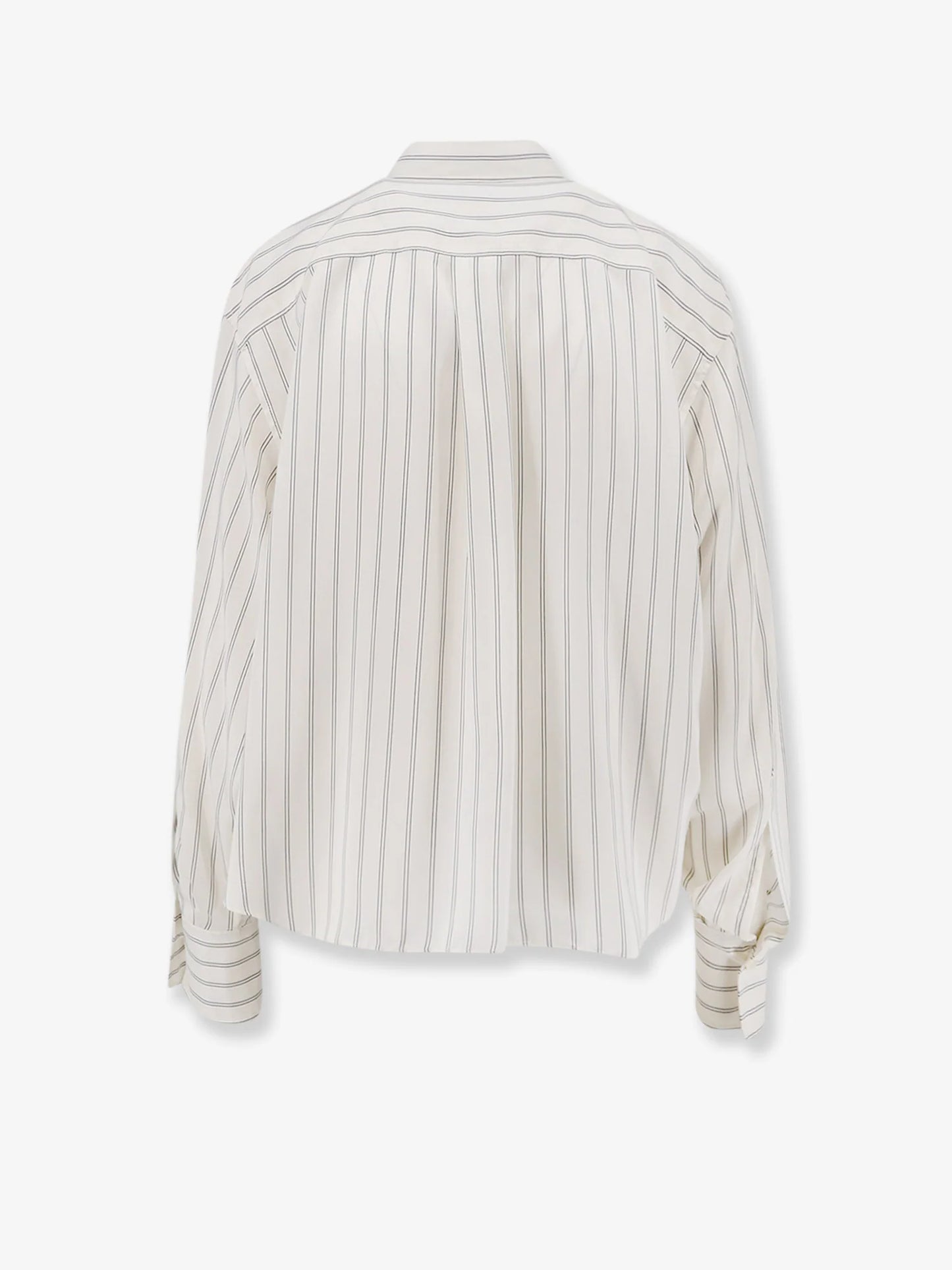 BRUNELLO CUCINELLI - Striped silk shirt