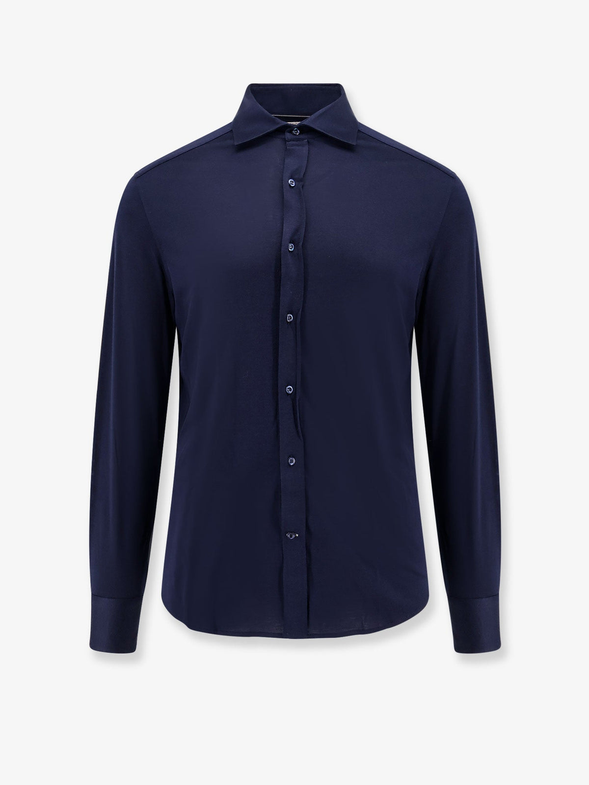Brunello Cucinelli Silk and cotton blend shirt - Blucolorato