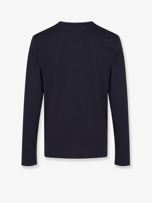 Brunello Cucinelli Silk and cotton blend T-Shirt - Cobaltogrigio
