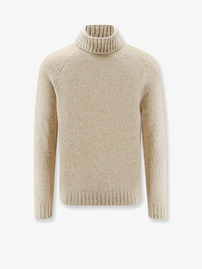 BRUNELLO CUCINELLI - Wool, silk and cashmere blend turtleneck