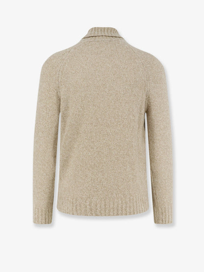 Brunello Cucinelli Wool, silk and cashmere blend turtleneck - Sabbia