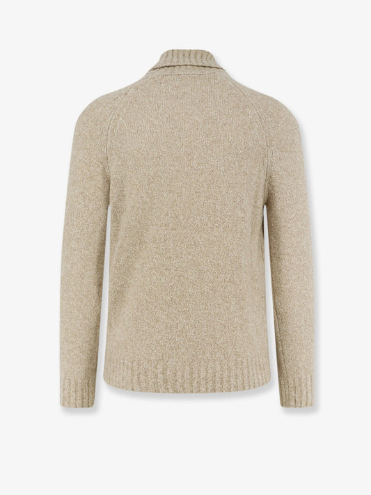 Brunello Cucinelli Wool, silk and cashmere blend turtleneck - Sabbia