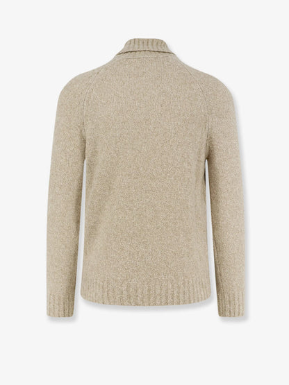 BRUNELLO CUCINELLI - Wool, silk and cashmere blend turtleneck