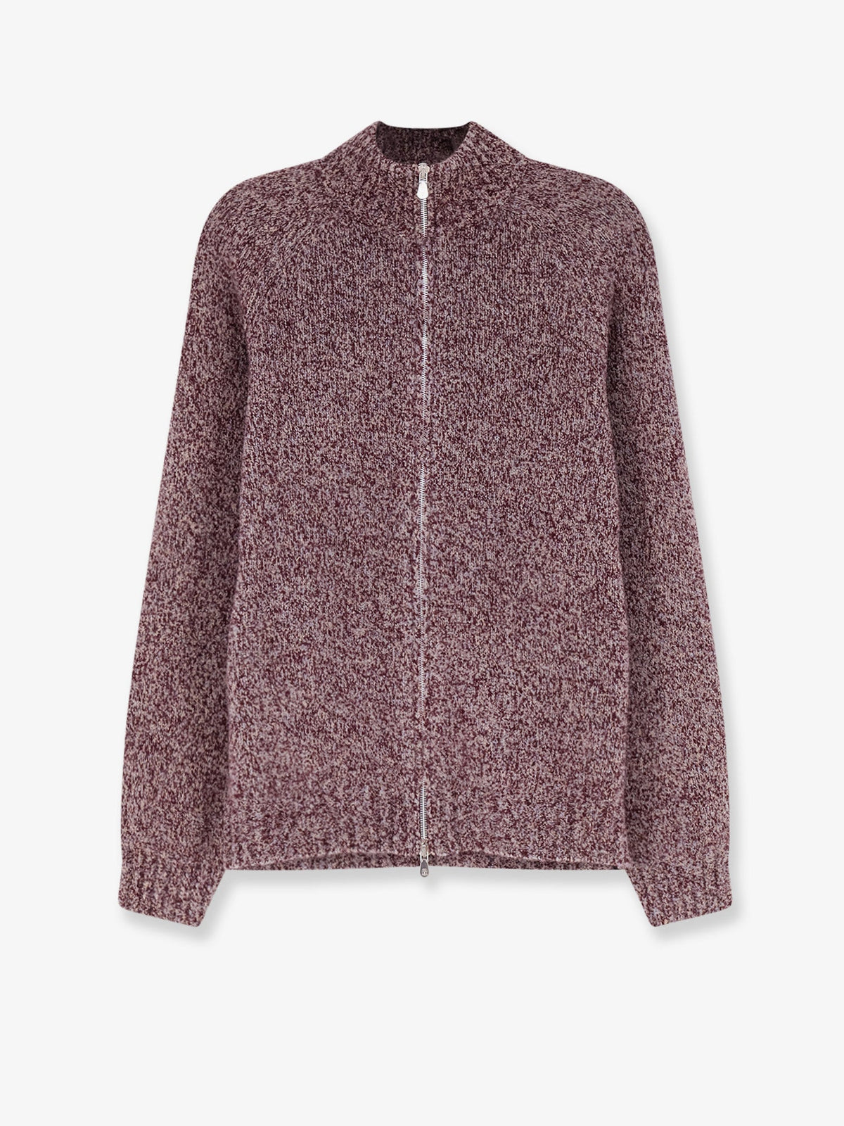 Brunello Cucinelli Blend virgin wool silk and cashmere cardigan - Borgogna