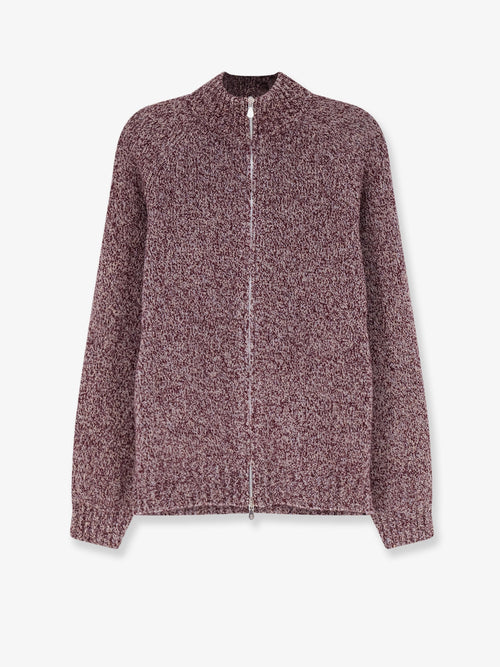 Brunello Cucinelli Blend virgin wool silk and cashmere cardigan - Borgogna