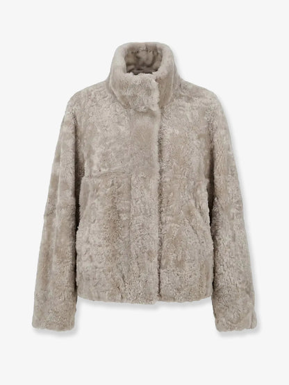 BRUNELLO CUCINELLI - Short sheepskin coat