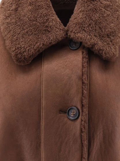 BRUNELLO CUCINELLI - Shearling sleeveless jacket