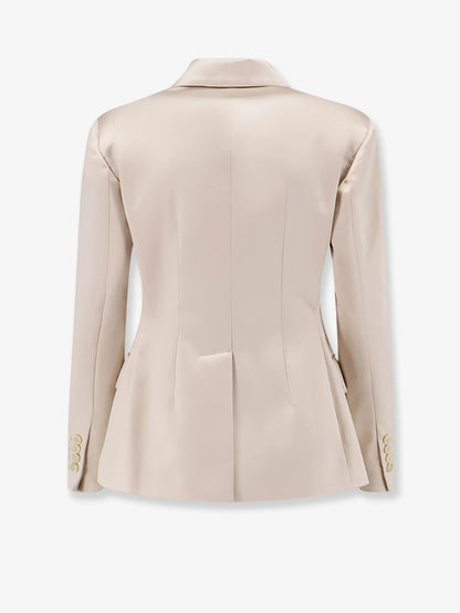 BRUNELLO CUCINELLI - Double-breasted silk blazer
