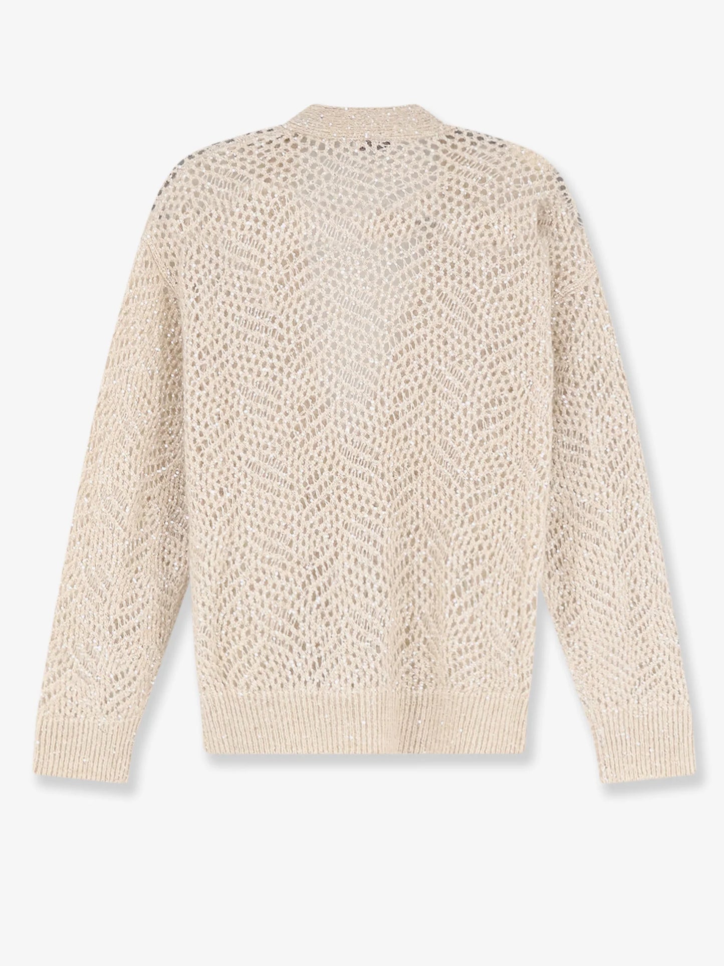 BRUNELLO CUCINELLI - Mohair blend cardigan with iconic Dazzling motif