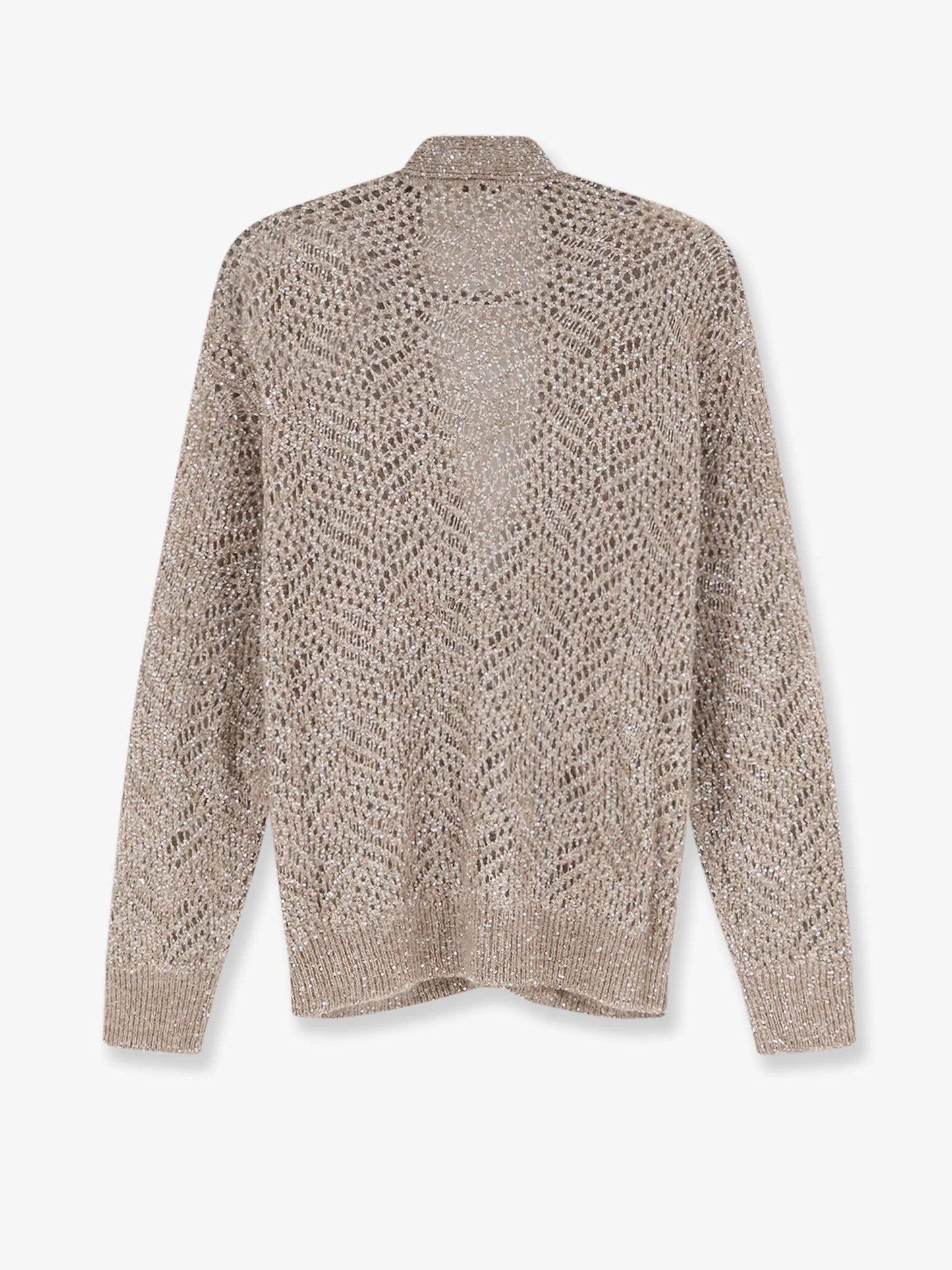 BRUNELLO CUCINELLI - Mohair blend cardigan with iconic Dazzling motif