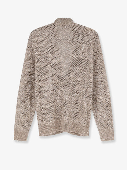 BRUNELLO CUCINELLI - Mohair blend cardigan with iconic Dazzling motif