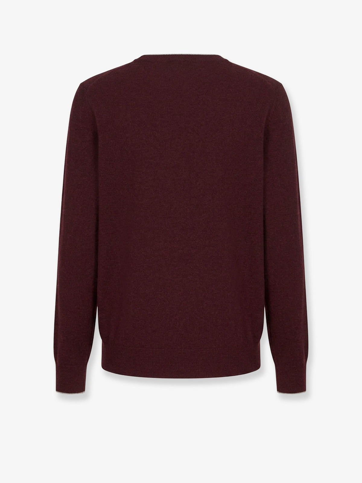 Brunello Cucinelli Cashmere, silk and linen sweater - Borgognagrigio