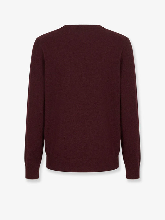Brunello Cucinelli Cashmere, silk and linen sweater - Borgognagrigio