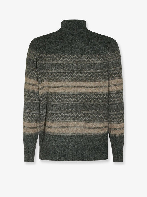 Brunello Cucinelli Alpaca, cashmere, and wool blend cardigan - Carbone
