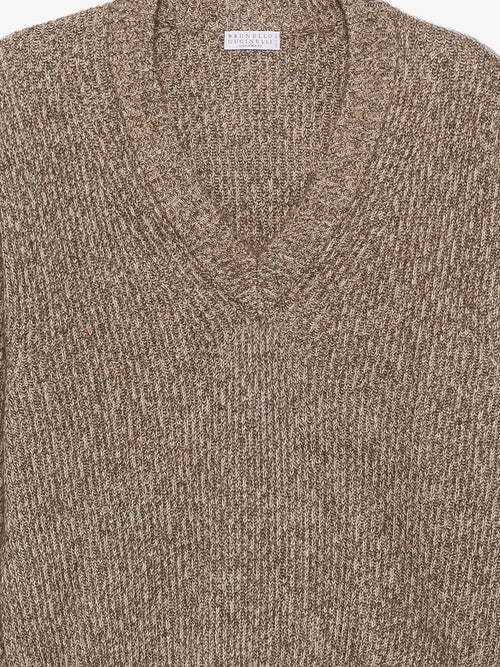 Brunello Cucinelli Cashmere blend sweater - Marrone