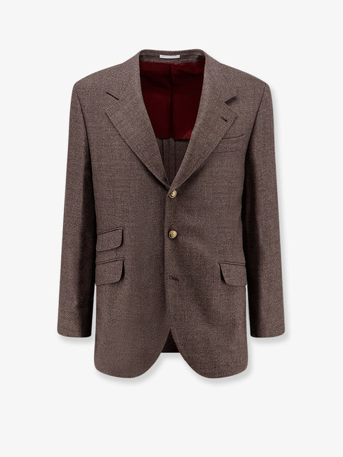 Brunello Cucinelli Virgin wool blazer - Moro