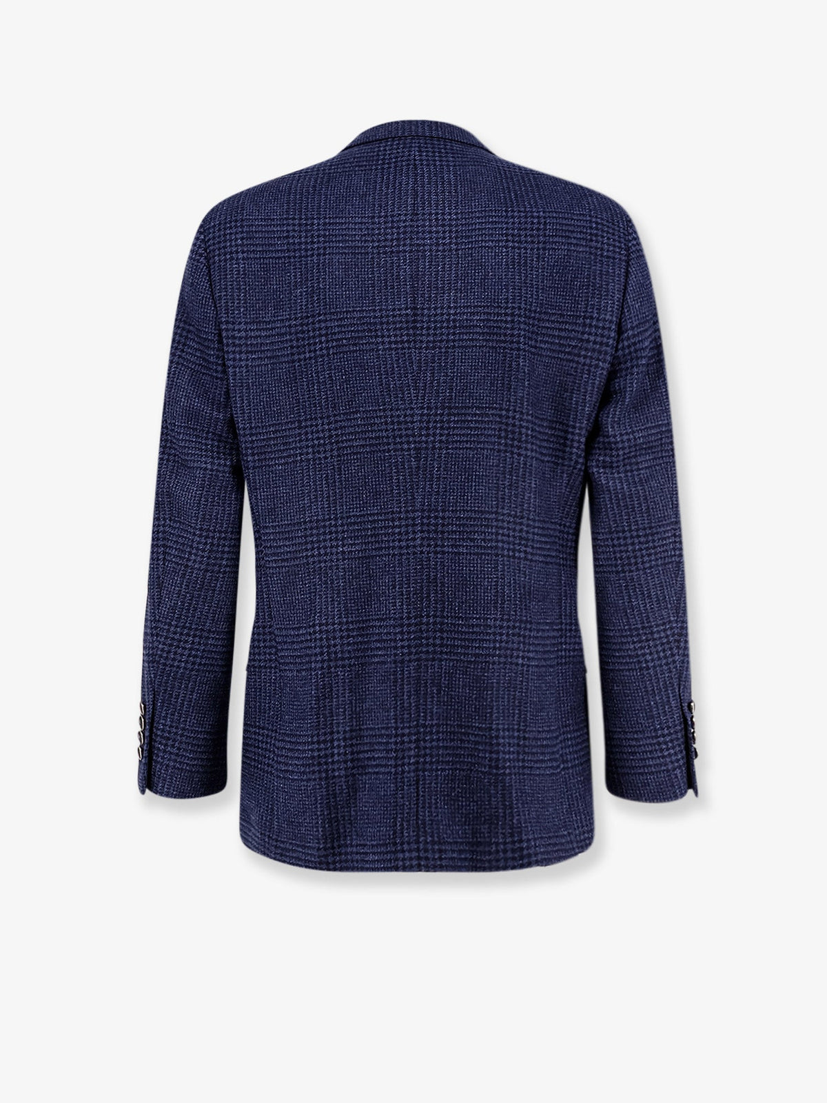 Brunello Cucinelli Wool and cashmere blend suit with Prince of Wales pattern - Blu