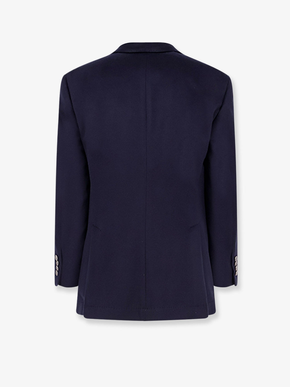 Brunello Cucinelli Virgin wool jacket with internal padded vest - Navy