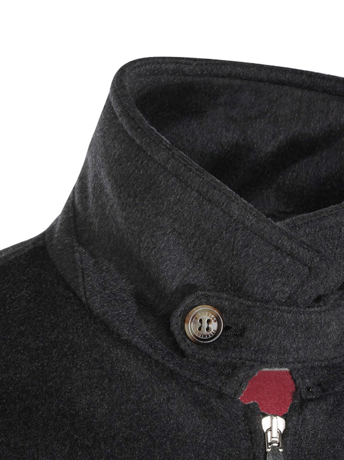 Brunello Cucinelli Virgin wool jacket with zip - Antracite