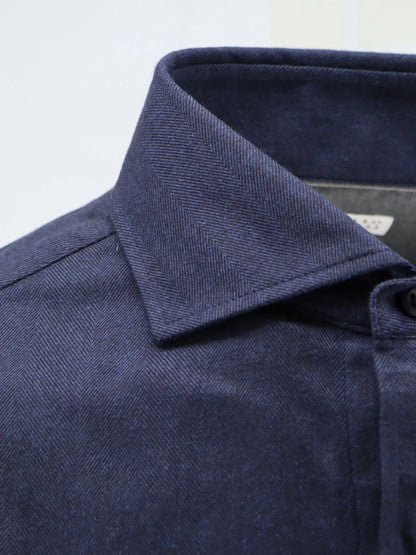 BRUNELLO CUCINELLI - Cotton and lyocell shirt