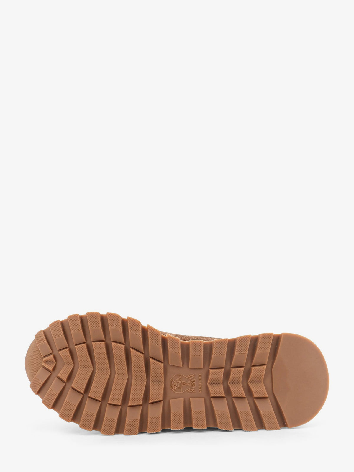 Brunello Cucinelli Suede sneakers with Monili embellishment - Caramello