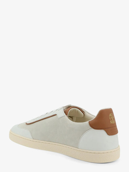 BRUNELLO CUCINELLI - Low-Top suede and leather sneakers