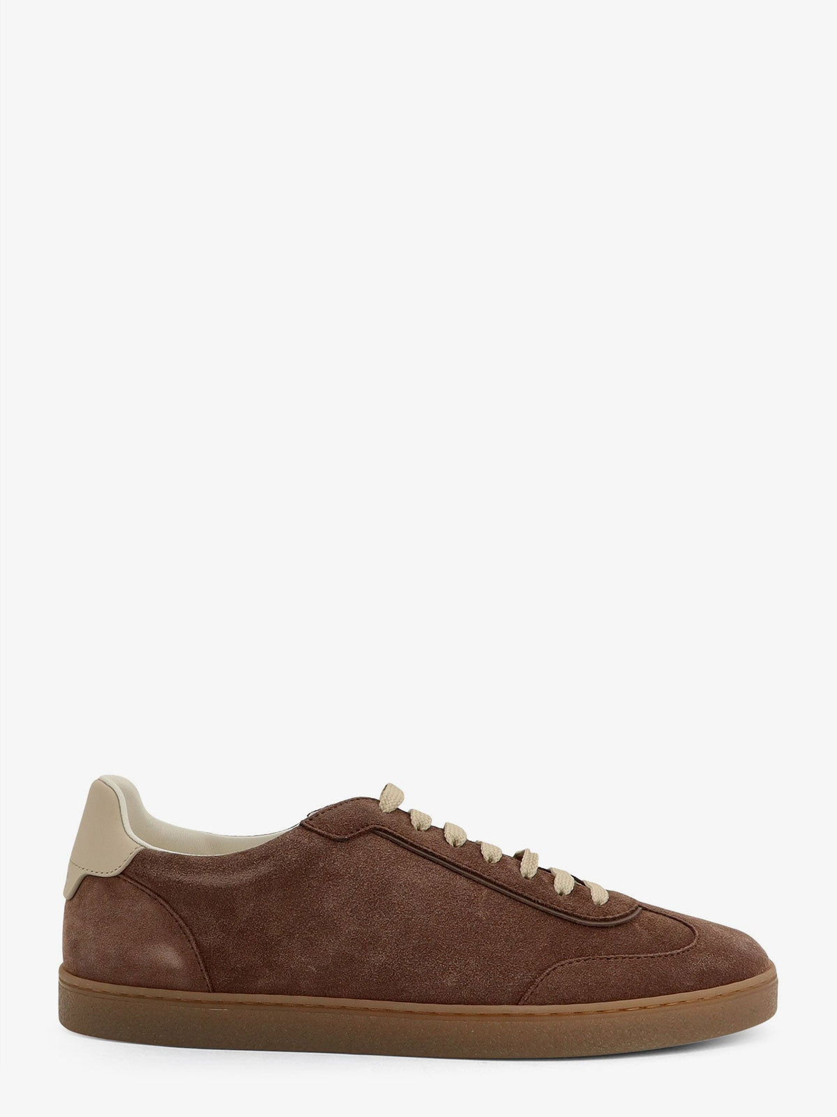 Brunello Cucinelli Suede and leather sneakers - Fangoavorio