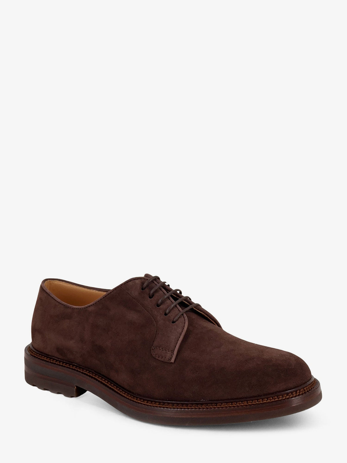 Brunello Cucinelli Suede lace-up - Moka