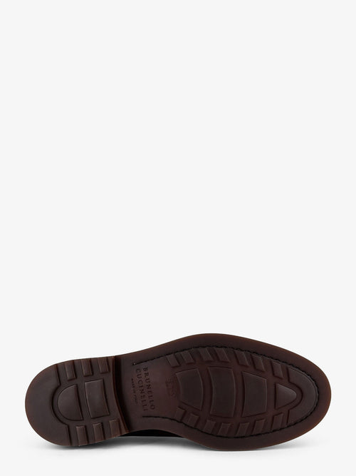 Brunello Cucinelli Suede lace-up - Moka