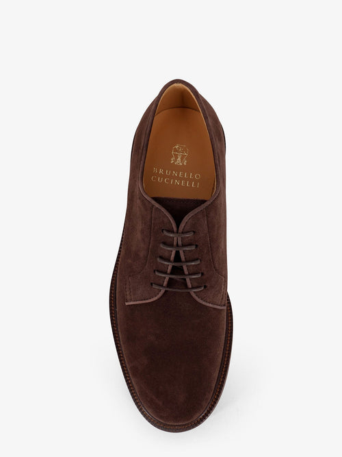 Brunello Cucinelli Suede lace-up - Moka